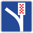 Дорожный знак 6.5 «Полоса аварийной остановки» (металл 0,8 мм, I типоразмер: сторона 600 мм, С/О пленка: тип А коммерческая)